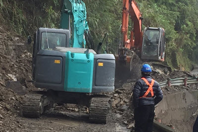 「太平山國家森林遊樂區」區內道路坍塌搶修持續休園至2月1日