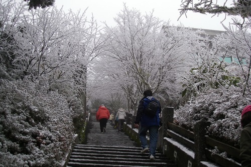 Winter scene in Taipingshan Villa